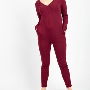 Smash + Tess Friday Romper in Bold Burgundy